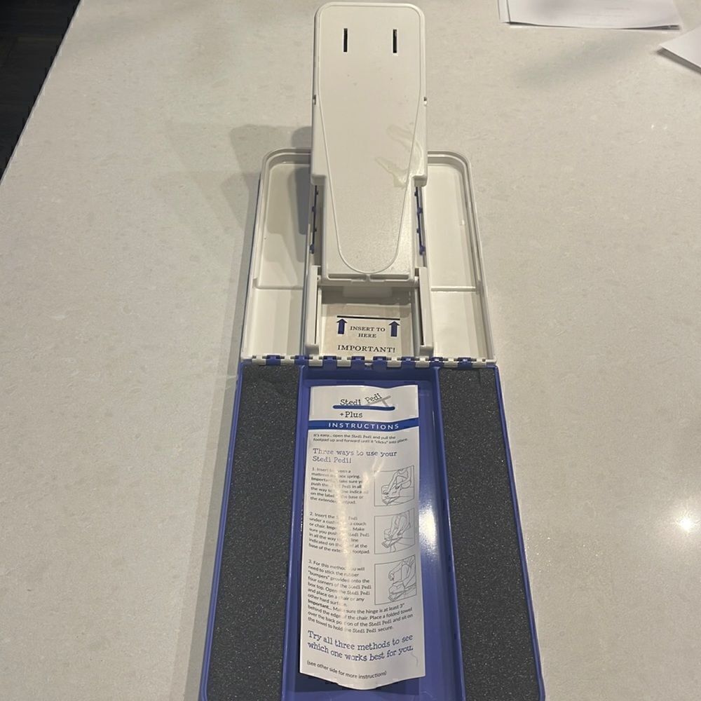 Stedi pedi pedicure foot stool for pedicures this tool works great, clean.